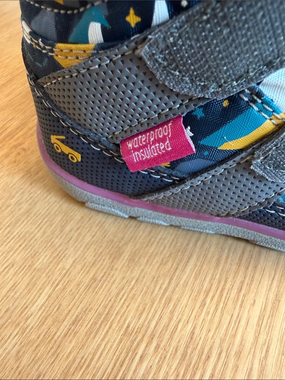 See Kai Run Navy and Pink Starry Kids Winter Boots Toddler 7